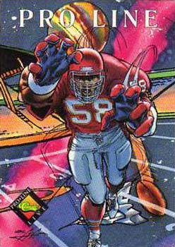 #402 Derrick Thomas - Kansas City Chiefs - 1994 Pro Line Live Football