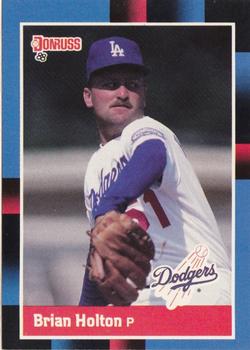 #402 Brian Holton - Los Angeles Dodgers - 1988 Donruss Baseball