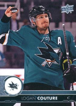 #402 Logan Couture - San Jose Sharks - 2017-18 Upper Deck Hockey