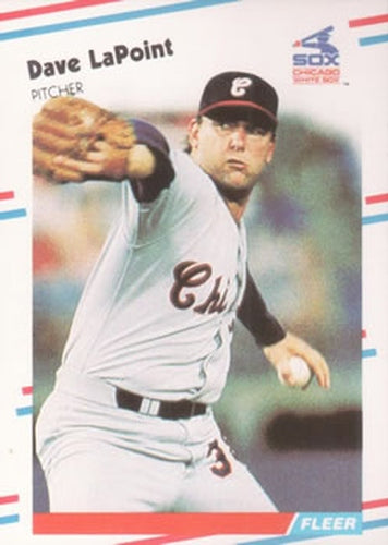 #402 Dave LaPoint - Chicago White Sox - 1988 Fleer Baseball