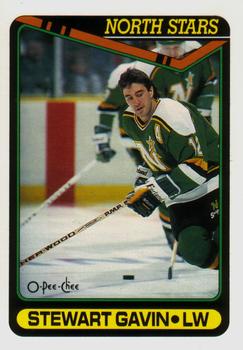 #402 Stewart Gavin - Minnesota North Stars - 1990-91 O-Pee-Chee Hockey