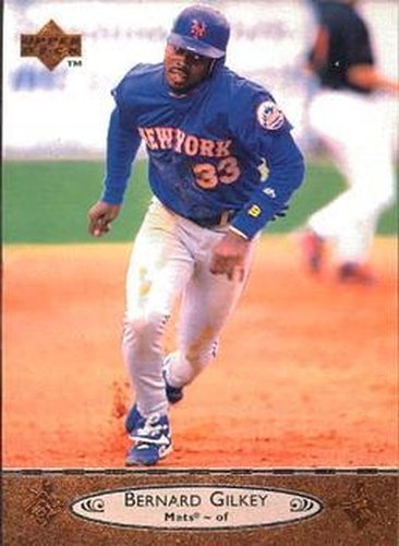 #402 Bernard Gilkey - New York Mets - 1996 Upper Deck Baseball