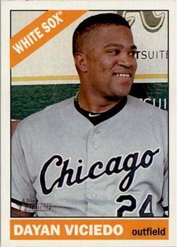 #402 Dayan Viciedo - Chicago White Sox - 2015 Topps Heritage Baseball
