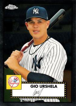 #402 Gio Urshela - New York Yankees - 2021 Topps Chrome Platinum Anniversary Baseball