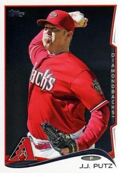 #402 J.J. Putz - Arizona Diamondbacks - 2014 Topps Baseball