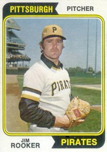 #402 Jim Rooker - Pittsburgh Pirates - 1974 Topps Baseball