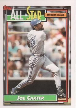 #402 Joe Carter - Toronto Blue Jays - 1992 Topps Baseball