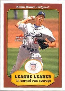 #402 Kevin Brown - Los Angeles Dodgers - 2001 Fleer Tradition Baseball