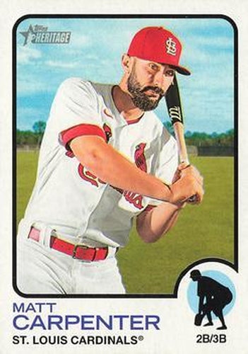 #402 Matt Carpenter - St. Louis Cardinals - 2022 Topps Heritage Baseball