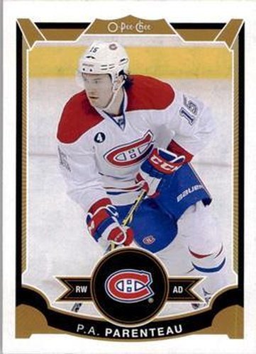 #402 P.A. Parenteau - Montreal Canadiens - 2015-16 O-Pee-Chee Hockey
