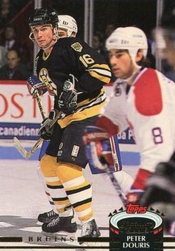 #402 Peter Douris - Boston Bruins - 1992-93 Stadium Club Hockey