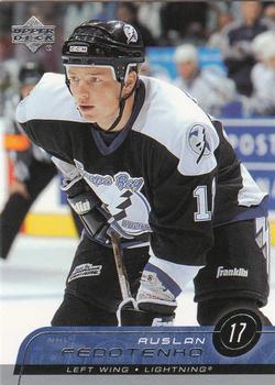 #402 Ruslan Fedotenko - Tampa Bay Lightning - 2002-03 Upper Deck Hockey