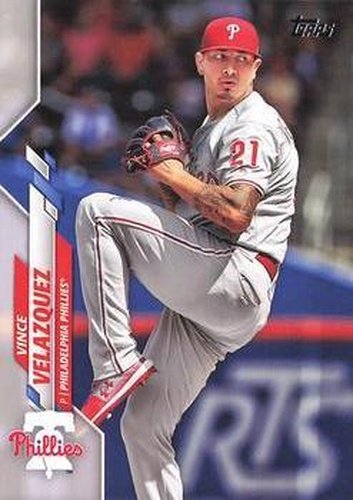 #402 Vince Velasquez - Philadelphia Phillies - 2020 Topps Baseball
