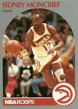 #402 Sidney Moncrief - Atlanta Hawks - 1990-91 Hoops Basketball