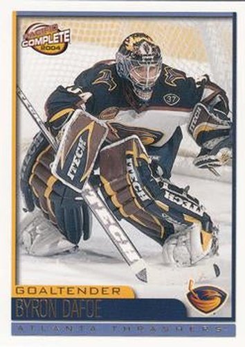 #402 Byron Dafoe - Atlanta Thrashers - 2003-04 Pacific Complete Hockey