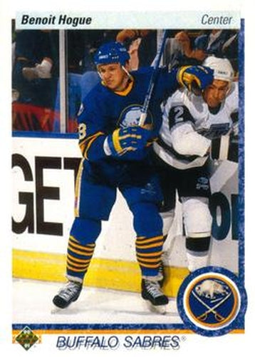 #402 Benoit Hogue - Buffalo Sabres - 1990-91 Upper Deck Hockey