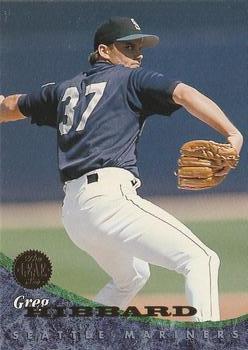 #402 Greg Hibbard - Seattle Mariners - 1994 Leaf Baseball
