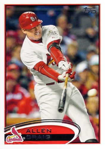 #402 Allen Craig - St. Louis Cardinals - 2012 Topps Baseball