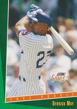 #402 Derrick May - Chicago Cubs - 1993 Select Baseball