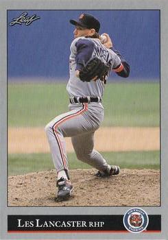 #402 Les Lancaster - Detroit Tigers - 1992 Leaf Baseball