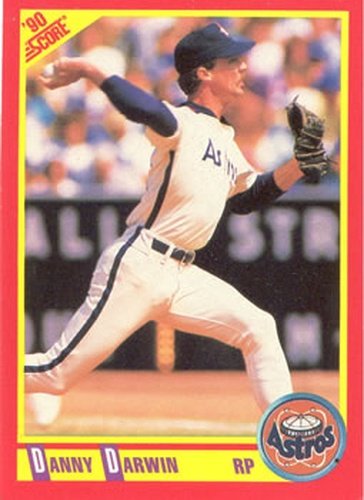#402 Danny Darwin - Houston Astros - 1990 Score Baseball