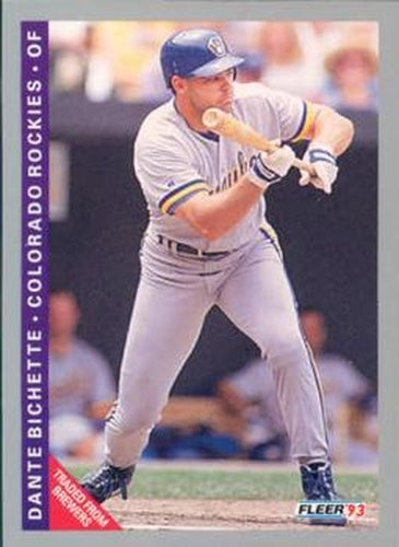 #403 Dante Bichette - Colorado Rockies - 1993 Fleer Baseball