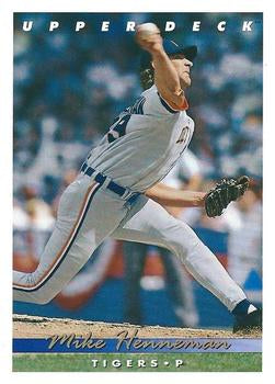 #403 Mike Henneman - Detroit Tigers - 1993 Upper Deck Baseball