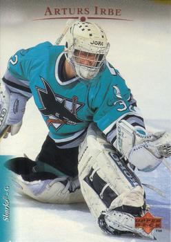 #403 Arturs Irbe - San Jose Sharks - 1995-96 Upper Deck Hockey
