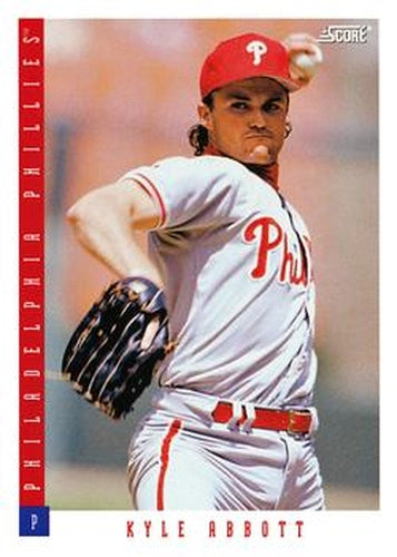 #403 Kyle Abbott - Philadelphia Phillies - 1993 Score Baseball