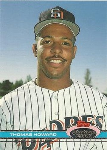 #403 Thomas Howard - San Diego Padres - 1991 Stadium Club Baseball