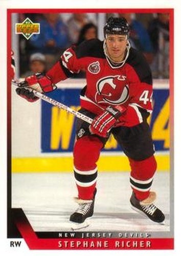 #403 Stephane Richer - New Jersey Devils - 1993-94 Upper Deck Hockey