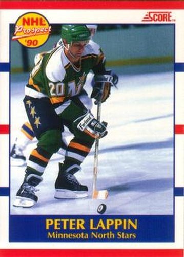 #403 Peter Lappin - Minnesota North Stars - 1990-91 Score Canadian Hockey