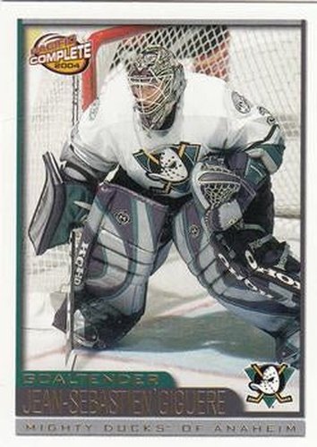 #403 Jean-Sebastien Giguere - Anaheim Mighty Ducks - 2003-04 Pacific Complete Hockey