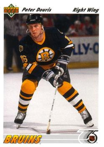 #403 Peter Douris - Boston Bruins - 1991-92 Upper Deck Hockey