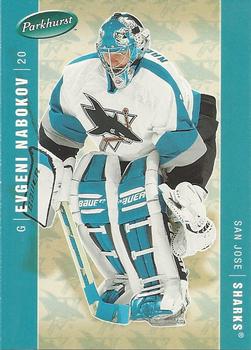 #403 Evgeni Nabokov - San Jose Sharks - 2005-06 Parkhurst Hockey