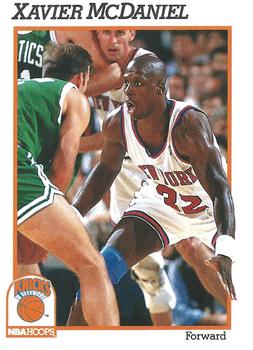 #403 Xavier McDaniel - New York Knicks - 1991-92 Hoops Basketball