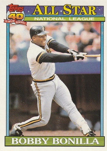 #403 Bobby Bonilla - Pittsburgh Pirates - 1991 O-Pee-Chee Baseball