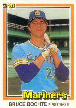 #403 Bruce Bochte - Seattle Mariners - 1981 Donruss Baseball