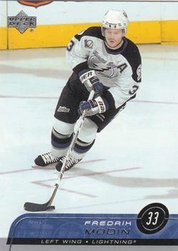 #403 Fredrik Modin - Tampa Bay Lightning - 2002-03 Upper Deck Hockey