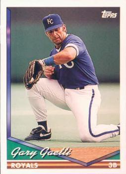 #403 Gary Gaetti - Kansas City Royals - 1994 Topps Baseball