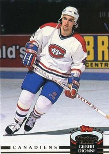 #403 Gilbert Dionne - Montreal Canadiens - 1992-93 Stadium Club Hockey