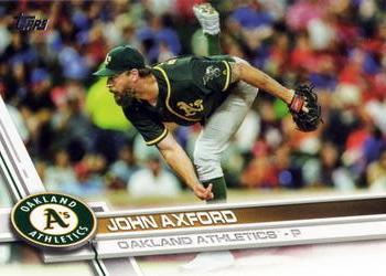 #403 John Axford - Oakland Athletics - 2017 Topps Baseball
