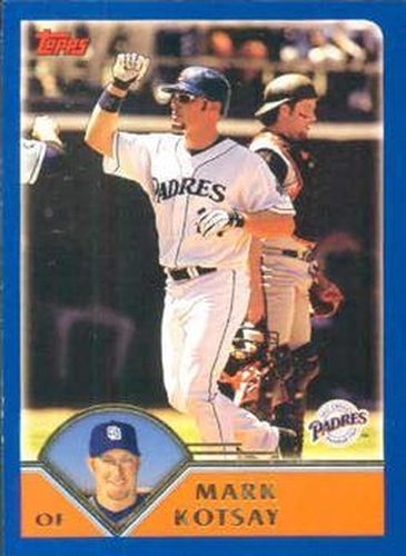 #403 Mark Kotsay - San Diego Padres - 2003 Topps Baseball