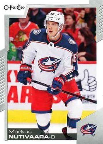 #403 Markus Nutivaara - Columbus Blue Jackets - 2020-21 O-Pee-Chee Hockey