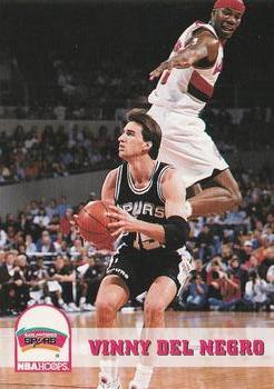 #403 Vinny Del Negro - San Antonio Spurs - 1993-94 Hoops Basketball