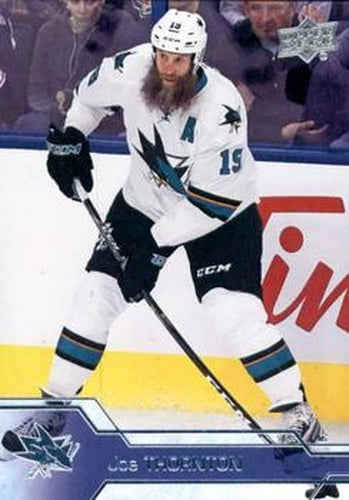 #403 Joe Thornton - San Jose Sharks - 2016-17 Upper Deck Hockey
