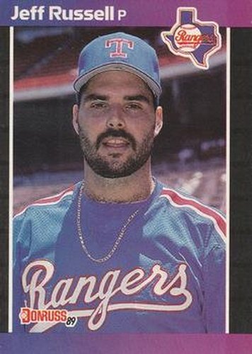 #403 Jeff Russell - Texas Rangers - 1989 Donruss Baseball