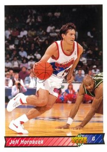 #403 Jeff Hornacek - Philadelphia 76ers - 1992-93 Upper Deck Basketball