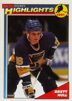 #403 Brett Hull - St. Louis Blues - 1991-92 O-Pee-Chee Hockey