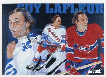 #403 Guy Lafleur Tribute A Hall of Famer - Quebec Nordiques - 1991-92 Score American Hockey